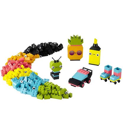 LEGO Classic - Kreativt Sjov Med Neonfarver 11027 - 333 Dele