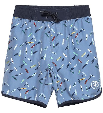 Color Kids Badeshorts - Coronet Blue