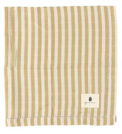 Pine Cone Stofble - 3-pak - 70x70 cm - Edith - Mustard Stripe