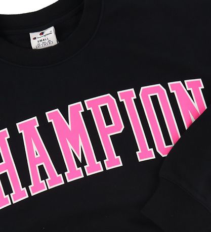 Champion Fashion Sweatshirt - Croptop - Sort
