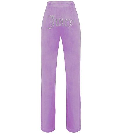 Juicy Couture Sweatpants - Velour - Sheer Lilac