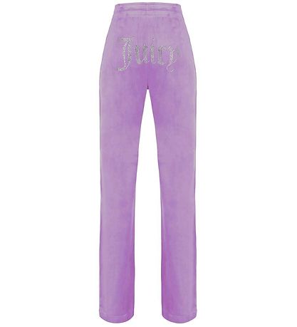 Juicy Couture Sweatpants - Velour - Sheer Lilac