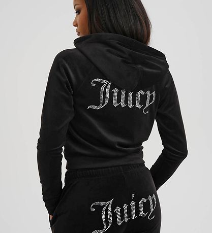 Juicy Couture Cardigan - Velour - Sort