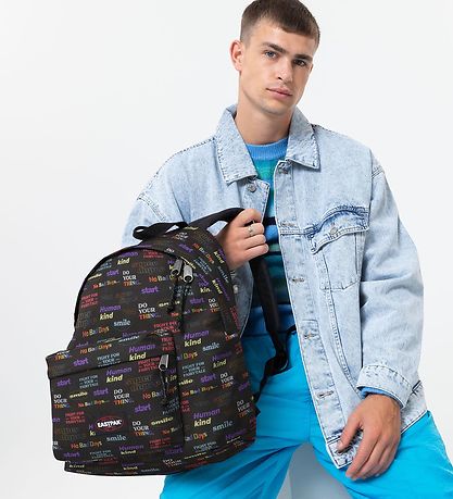 Eastpak Rygsk - Padded Pak'r - 24L - Sort m. Print