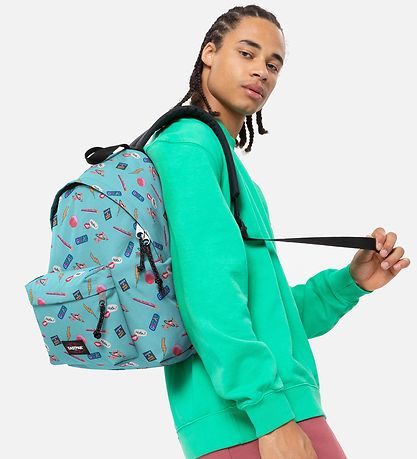 Eastpak Rygsk - Padded Pak'r - 24L - Turkis m. Print