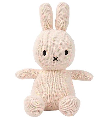 Bon Ton Toys Bamse - 23 cm - Miffy Sitting Organic Cotten - Rose