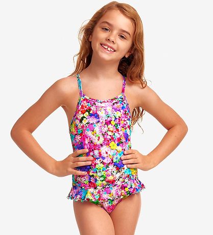 Funkita Badedragt - UV50+ - Belted Frill One - Piece Garden Part