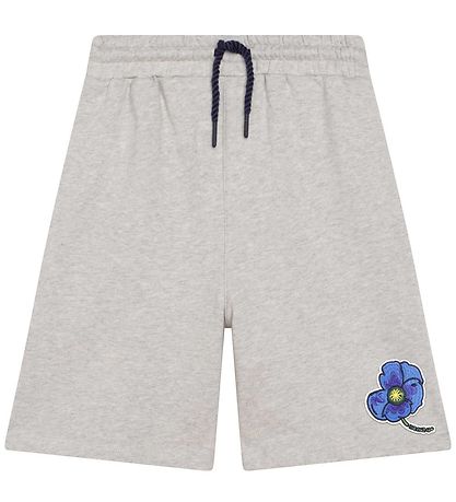 Kenzo Sweatshorts - Exclusive Edition -  Grmereret m. Bl Bloms