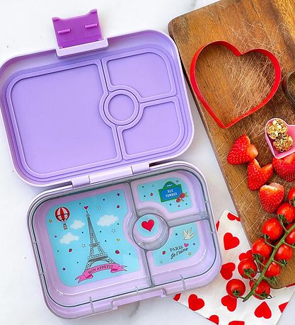 Yumbox Madkasse m. 4 Rum - Bento Panino - Lulu Purple