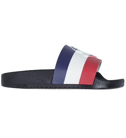 Moncler Badesandaler - Petit Basile - Sort m. Logo