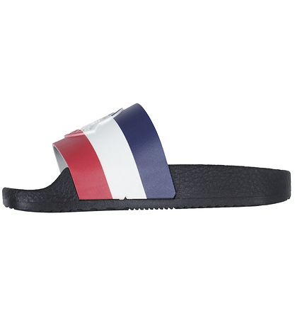 Moncler Badesandaler - Petit Basile - Sort m. Logo