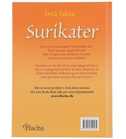 Gads Forlag Bog - Sm fakta - Surikater - Dansk