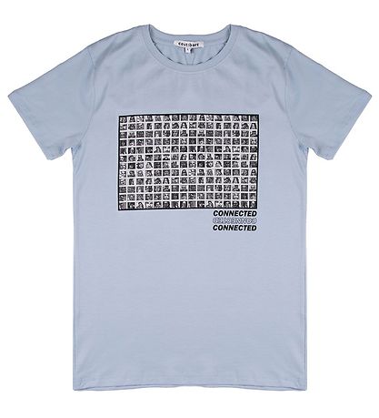 Cost:Bart T-shirt - CBRemington - Celestial Blue m. Fotoprint
