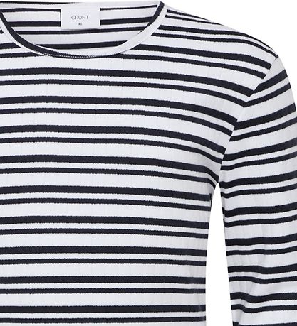 Grunt Bluse - Dopim - Navy Stripe