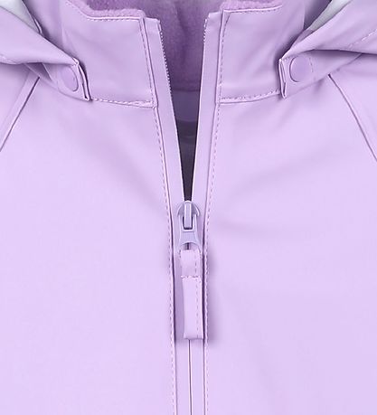 CeLaVi Regntøj m. Seler - Recycled PU - Purple Rose