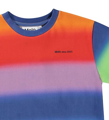 Molo T-shirt - Roxo - Rainbow Spray
