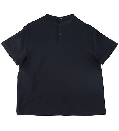 Emporio Armani T-shirt - Navy m. Hvid