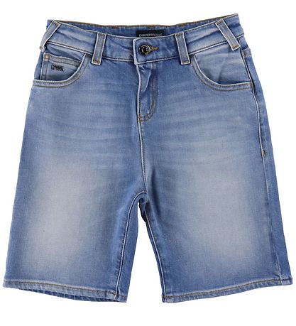 Emporio Armani Shorts - Denim - Lysebl