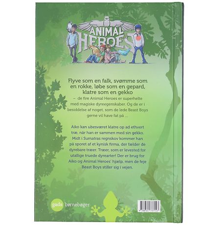 Gads Forlag Bog - Animal Heroes - Gekkoje - Dansk