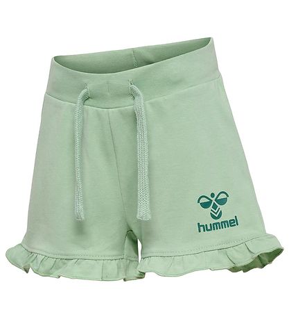 Hummel Shorts - hmlTalya Ruffle - Silt Green