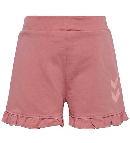 Hummel Shorts - hmlTalya Ruffle - Mesa Rose