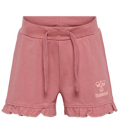 Hummel Shorts - hmlTalya Ruffle - Mesa Rose