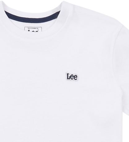 Lee T-shirt - Badge - Bright White