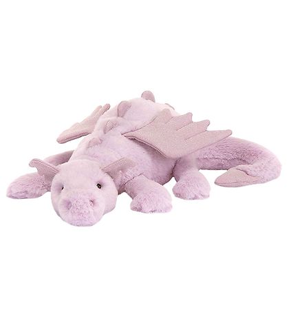 Jellycat Bamse - Huge - 66 cm. - Lavender Dragon