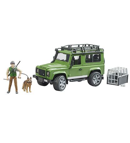 Bruder Bil - Land Rover Defender m. Ranger og Hund - 02587