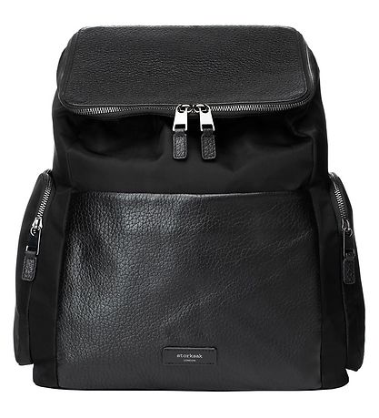 Storksak Pusletaske - Lder - Alyssa - Black/Gunmetal