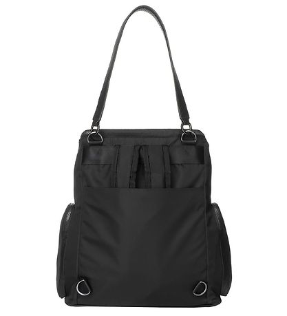 Storksak Pusletaske - Lder - Alyssa - Black/Gunmetal