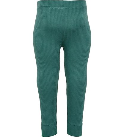 Hummel Leggings - hmlRene Tights - Rib - Sea Pine