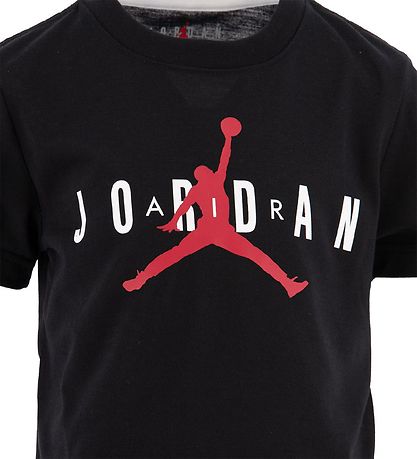 Jordan St - Sweatpants/T-shirt - Sort m. Logo