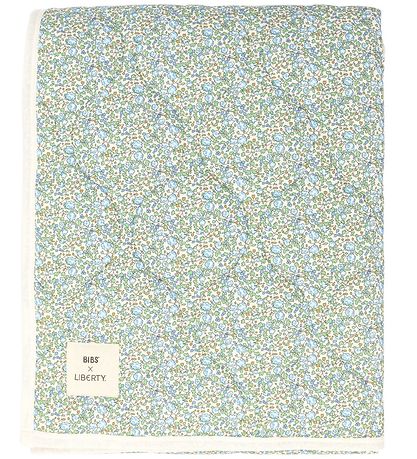 Bibs X Liberty Tppe - Quilted - 85x110 cm. - Blomster - Ivory
