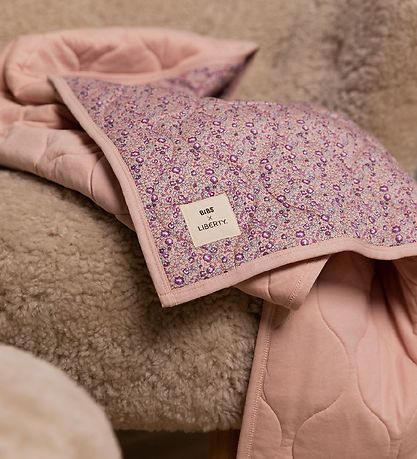 Bibs X Liberty Tppe - Quilted - 85x110 cm. - Blomster - Blush