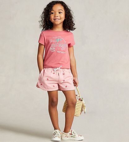 Polo Ralph Lauren Shorts - Cottage - Rosa m. Jordbr