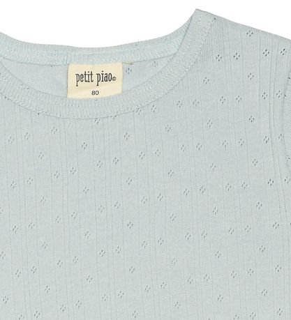 Petit Piao T-shirt - Pointelle - Pearl Blue