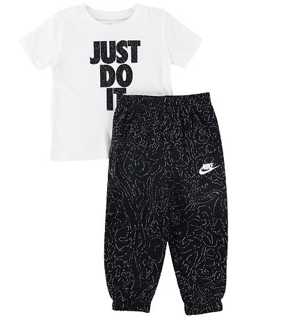 Nike St - T-shirt/Sweatpants - Sort/Hvid