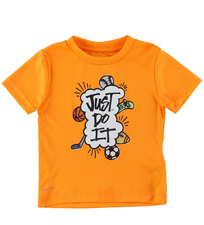Nike Shortsst - T-shirt/Shorts - Orange/Navy