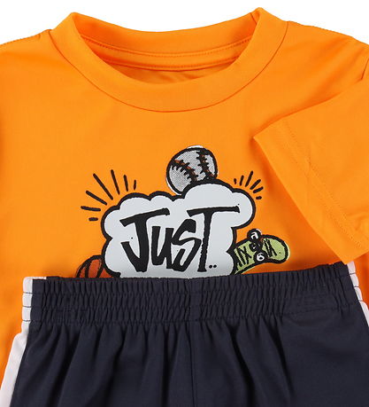 Nike Shortsst - T-shirt/Shorts - Orange/Navy