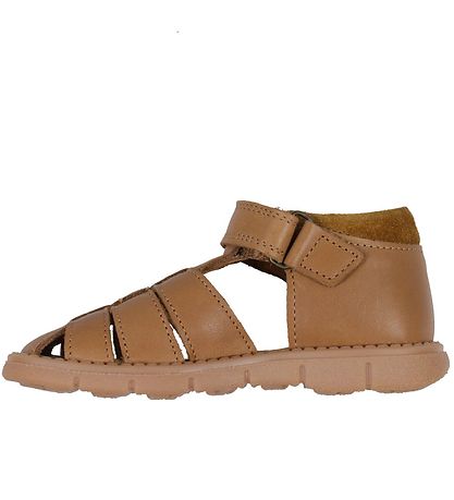 Pom Pom Sandaler - Sporty Velcro - Camel