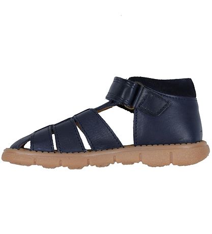 Pom Pom Sandaler - Sporty Velcro - Navy