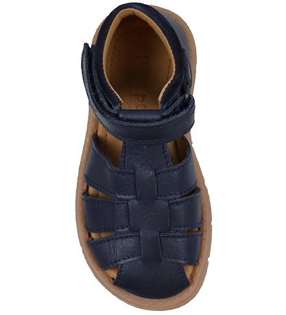 Pom Pom Sandaler - Sporty Velcro - Navy