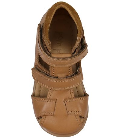 Pom Pom Sandaler - Starters Two Velcro - Camel