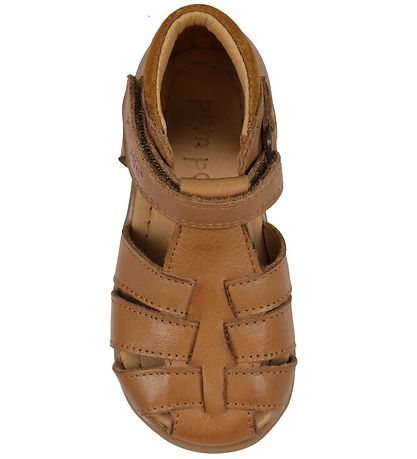 Pom Pom Sandaler - Starters Velcro - Camel