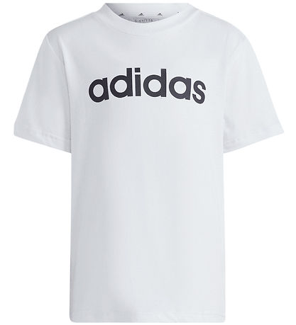 adidas Performance T-Shirt - LK Lin CO Tee - Hvid/sort