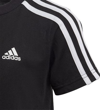 adidas Performance T-shirt - LK 3S CO Tee - Sort/Hvid