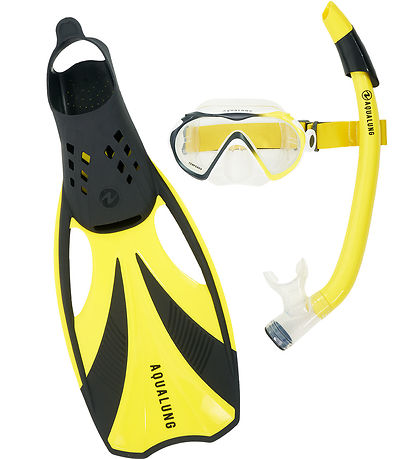 Aqua Lung Snorkelst - Adult - Compass - Black/Yellow