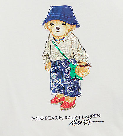 Polo Ralph Lauren T-shirt - Sa - Grhvid m. Bamse