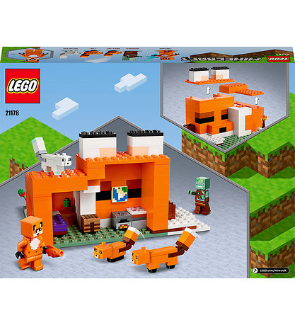 LEGO® Minecraft - Rævehytten 21178 - 193 Dele